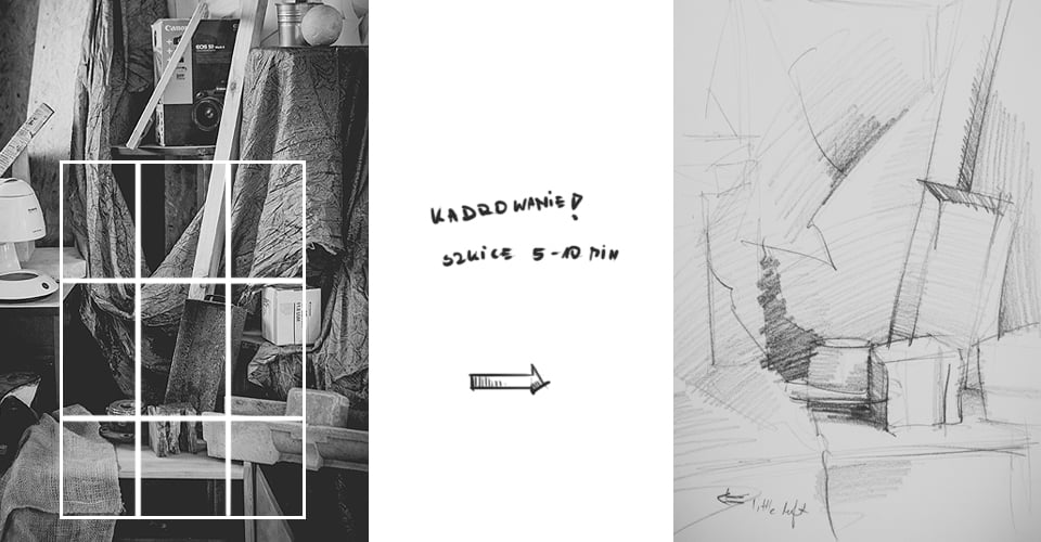 szkic do martwej natury